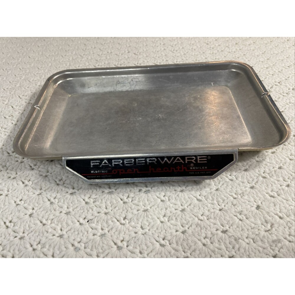 Farberware Open Hearth Broiler Rotisserie Drip Tray Pan:  7" x 10" x 1.5"